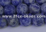 CSO534 15.5 inches 12mm round matte African sodalite beads wholesale