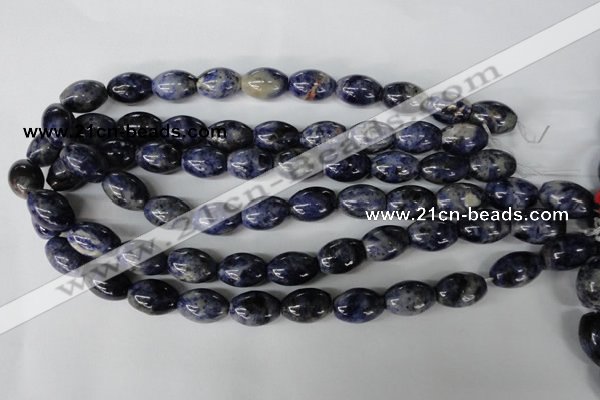 CSO54 15.5 inches 13*18mm rice sodalite gemstone beads