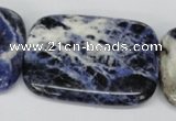 CSO58 15.5 inches 35*45mm rectangle sodalite gemstone beads