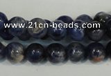 CSO61 15.5 inches 6mm round sodalite gemstone beads wholesale