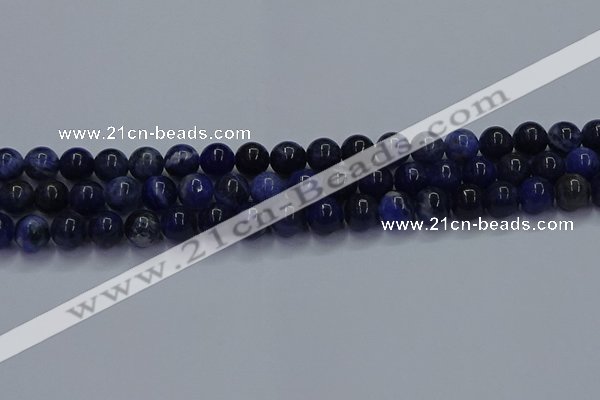 CSO612 15.5 inches 8mm round sodalite gemstone beads wholesale