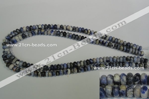 CSO62 15.5 inches 5*8mm rondelle sodalite gemstone beads wholesale