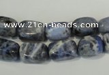 CSO63 15.5 inches 8*12mm nuggets sodalite gemstone beads wholesale