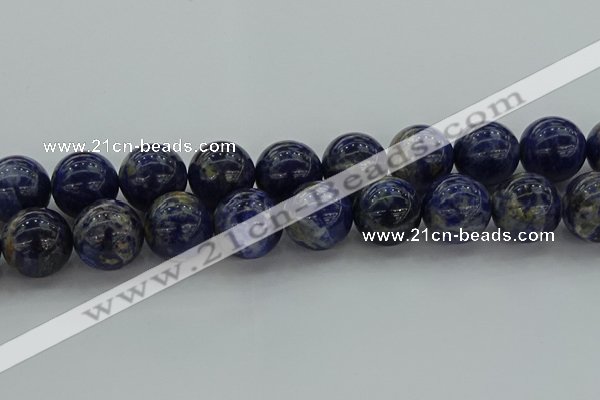 CSO639 15.5 inches 20mm round sodalite gemstone beads wholesale