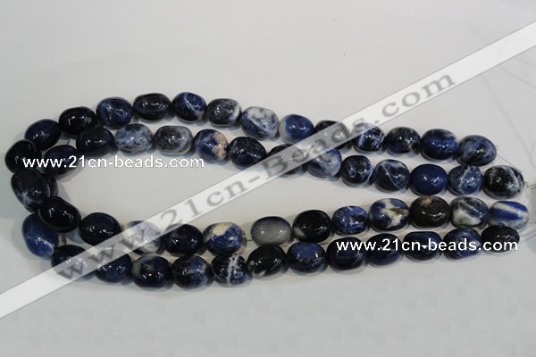 CSO64 15.5 inches 11*15mm nuggets sodalite gemstone beads wholesale