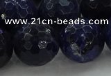 CSO648 15.5 inches 18mm faceted round sodalite gemstone beads