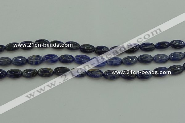 CSO678 15.5 inches 8*12mm oval sodalite gemstone beads