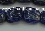 CSO689 15.5 inches 16*16mm square sodalite gemstone beads