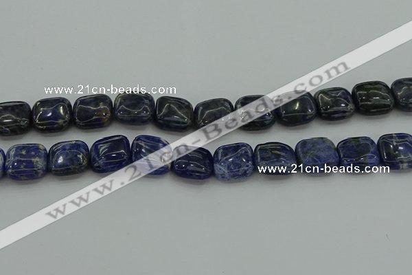 CSO689 15.5 inches 16*16mm square sodalite gemstone beads