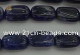 CSO695 15.5 inches 8*12mm rectangle sodalite gemstone beads