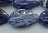 CSO83 15.5 inches 20*30mm teardrop sodalite gemstone beads wholesale