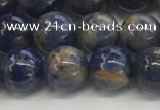 CSO832 15.5 inches 8mm round orange sodalite beads wholesale