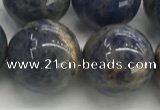 CSO837 15.5 inches 18mm round orange sodalite beads wholesale