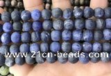 CSO842 15.5 inches 8mm round matte sodalite beads wholesale