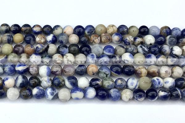 CSO916 15 inches 6mm round sodalite gemstone beads