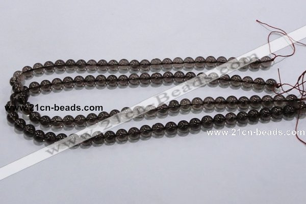 CSQ101 15.5 inches 8mm round grade AA natural smoky quartz beads