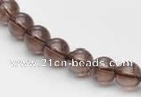 CSQ12 8mm round A grade natural smoky quartz beads Wholesale