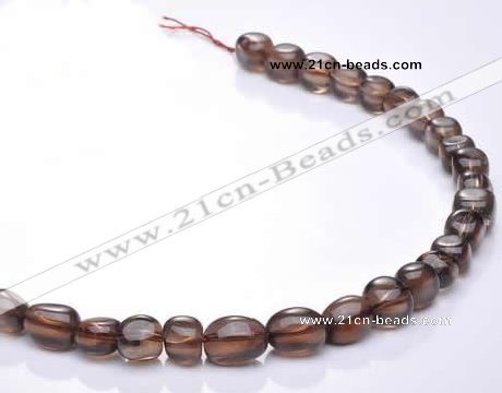 CSQ17 A grade multi sizes irregular natural smoky quartz beads