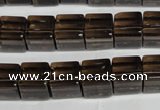 CSQ31 15 inches 10*10mm cube natural smoky quartz beads wholesale