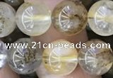 CSQ803 15.5 inches 10mm round scenic quartz beads wholesale