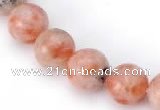 CSS01 12mm round natural indian sunstone beads Wholesale