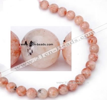 CSS01 12mm round natural indian sunstone beads Wholesale