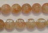 CSS18 15.5 inches 12mm round natural sunstone beads wholesale