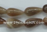 CSS202 15.5 inches 10*12mm teardrop natural sunstone beads