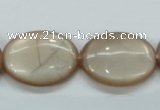 CSS206 15.5 inches 18*25mm oval natural sunstone beads