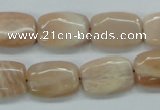 CSS211 15.5 inches 13*18mm rectangle natural sunstone beads