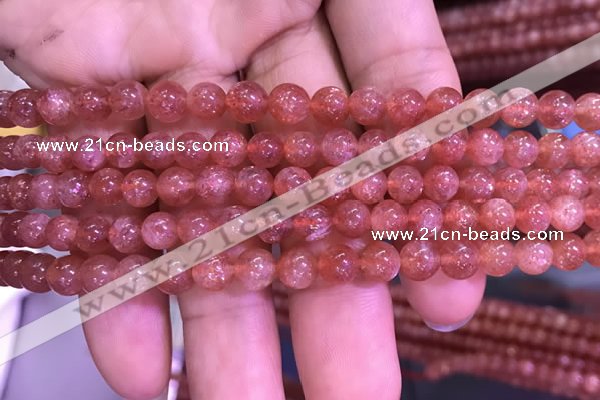 CSS308 15.5 inches 6mm round golden sunstone gemstone beads