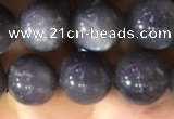 CSS317 15.5 inches 10mm round black sunstone gemstone beads