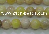 CSS602 15.5 inches 8mm round yellow sunstone gemstone beads