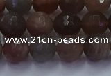 CSS643 15.5 inches 10mm faceted round sunstone gemstone beads