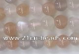 CSS700 15.5 inches 4mm round mixed sunstone beads wholesale