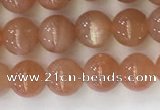 CSS704 15.5 inches 6mm round natural golden sunstone beads