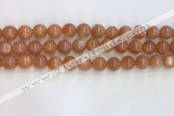 CSS710 15.5 inches 8mm round natural golden sunstone beads