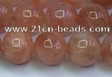 CSS715 15.5 inches 9mm round natural golden sunstone beads