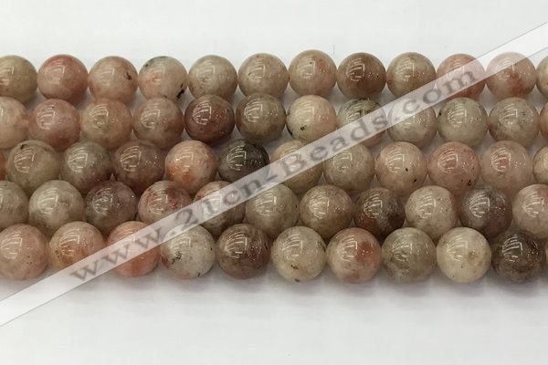 CSS724 15.5 inches 12mm round sunstone beads wholesale