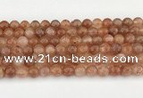 CSS753 15.5 inches 8mm round golden sunstone beads wholesale