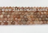 CSS763 15.5 inches 8mm round golden sunstone beads wholesale