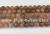 CSS764 15.5 inches 9mm round golden sunstone beads wholesale