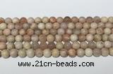 CSS781 15.5 inches 8mm round sunstone gemstone beads wholesale