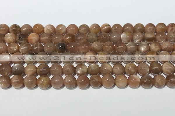 CSS785 15.5 inches 8mm round sunstone gemstone beads wholesale