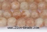 CSS790 15.5 inches 6mm round golden sunstone beads wholesale