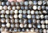 CSS867 15 inches 8mm round black sunstone beads wholesale