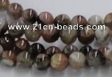 CST03 15.5 inches 8mm round staurolite gemstone beads wholesale