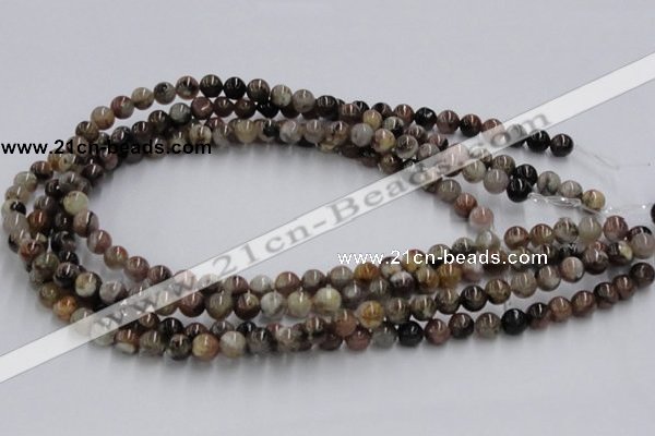 CST03 15.5 inches 8mm round staurolite gemstone beads wholesale