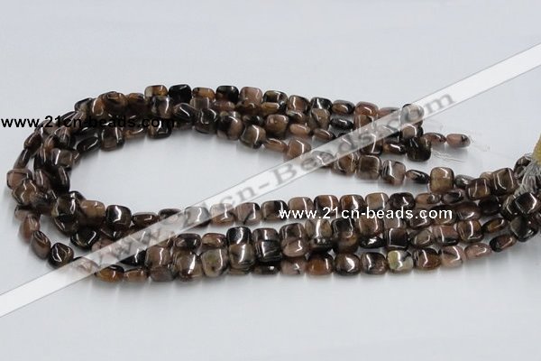 CST08 15.5 inches 10*10mm square staurolite gemstone beads wholesale