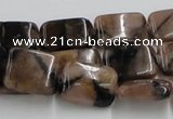 CST14 15.5 inches 12*16mm rectangle staurolite beads wholesale